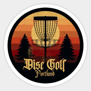 Disc Golf Portland Sticker